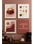Mc Home Art Doğal Ahşap Çerçeveli Uv Baskı 4'lü Coffee Cocktails Tablo Seti – Modern & Şık Duvar Dekoru 1