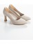 Beyaz Kadın Topuklu Ayakkabı Iş Günlük ve Özel Gün 4