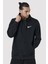 Dri-Fıt Full Zip Erkek Siyah Kapüşonlu Sweatshirt 1