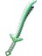 Minecraft Kılıç Oyuncak Çocuklar Ledli + Pilli Yeşil Renk 67 cm Kılıç 1