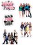Black Pink Yenilebilir Cupcake ve Pasta Resim Baskı 1