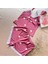 Likralı Şortlu Kalpli Dantel Kenarlı Pembe Pijama Takımı 5