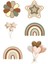Retro Yenilebilir Cupcake ve Pasta Resim Baskı 1