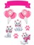 Kedi Yenilebilir Cupcake ve Pasta Resim Baskı 1