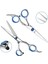 3 Parça Kuaför Saç Bıyık Makas Set, Düz Makas ve Tarak, 16 cm 2