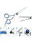 3 Parça Kuaför Saç Bıyık Makas Set, Düz Makas ve Tarak, 16 cm 3