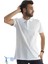 Erkek Slim Fit Dar Kesim Pamuklu Yumuşak Doku Nefes Alan Kumaş Kıvrılmaz Yaka Haki Polo Yaka Tişört Beyaz 3