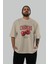 Cherry Cherries Ön Baskılı Oversize T-Shirt Erkek Kadın Pamuk Bisiklet Yaka Tişort 4