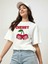 Cherry Cherries 10 Ön Baskılı Oversize T-Shirt Erkek Kadın Pamuk Bisiklet Yaka Tişort 4