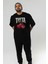 Theta Cherry Cherries Ön Baskılı Oversize T-Shirt Erkek Kadın Pamuk Bisiklet Yaka Tişort 5