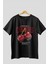 Cherry Cherries Ön Baskılı Oversize T-Shirt Erkek Kadın Pamuk Bisiklet Yaka Tişort 1
