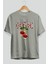 Cherry Cherries 7 Ön Baskılı Oversize T-Shirt Erkek Kadın Pamuk Bisiklet Yaka Tişort 2