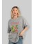 Guavas Ön Baskılı Oversize T-Shirt Erkek Kadın Pamuk Bisiklet Yaka Tişort 3