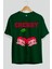 Cherry Cherries 10 Ön Baskılı Oversize T-Shirt Erkek Kadın Pamuk Bisiklet Yaka Tişort 1