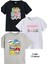3lü Pamuk Penye Kız Erkek Unisex Çocuk Baskılı Tshirt Tişört 5 6 7 8 9 10 11 12 13 14 Yaş Labubu 1