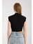 Anvelop Yaka Vatkalı Çıtçıtlı Kadın Bluz 6