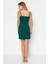Shopeonly zümrüt Yeşili Mini Dokuma Elbise 6