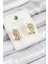 Xuping Zirkon Taşlı Damla Model Gold Renk Kadın Küpe 1