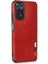 Xiaomi Redmi Note 11 Kılıf Loop Deri Silikon - Kırmızı 2
