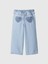 Kız Bebek Açık Mavi Wide Leg Jean Pantolon 6