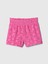 Kız Çocuk Pembe Fırfırlı Havlu Kumaş Pull-On Şort 1