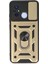 Xiaomi Redmi 12C Kılıf Pars Lens Yüzüklü Silikon - Gold 1