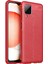 Samsung Galaxy A12 Kılıf Auto Focus Kapak - Kırmızı 1