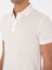 Erkek Ekru Slim Fit Polo Yaka Pamuklu Basic T-Shirt 50300934-VR019 7