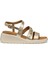 Altın Kadın Sandalet D550EF 1