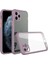 iPhone 11 Pro Max Kılıf Miami Şeffaf Silikon - Açık Mor 1