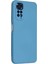 Xiaomi Redmi Note 11 Kılıf Nano Içi Kadife Silikon - Mavi 2