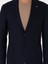 Erkek Lacivert Slim Fit Yün Keten Karışımlı Ceket 50306814-VR033 7