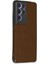 Samsung Galaxy S21 Ultra Kılıf Loop Deri Silikon - Kahverengi 2