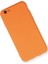 iPhone 6 Kılıf Nano Içi Kadife Silikon - Turuncu 2