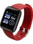 116PLUS Akıllı Saat Erkekleri Kadın Bluetooth Bağlı Telefon Müzik Fitness Çok Işlevli Spor Bilezik Uyku Monitörü Smartwatchscolor: Siyah/boyut: Orijinal Kutu ile (Yurt Dışından) 1