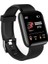 116PLUS Akıllı Saat Erkekleri Kadın Bluetooth Bağlı Telefon Müzik Fitness Çok Işlevli Spor Bilezik Uyku Monitörü Smartwatchscolor: Siyah/boyut: Orijinal Kutu ile (Yurt Dışından) 1