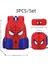 3pcs Marvel Spider-Man Sırt Çantası Sıradan Hafif Karikatür Tasarımı Okul Çantası- Sırt Çantası, Pencil Kılıfı, Öğle Yemeği Bagcolor: Sırt Çantası Içerir (Yurt Dışından) 1
