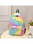 Okula Dönüş Sezonu Sevimli Karikatür Backpack Çok Cepli Naylon Omuz Çantası Büyük Kapasiteli Fermuar Okul Çantası Günlük Renk: Multi (Yurt Dışından) 1