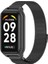 Xiaomi Mi Band 8 9 Için Strap 9 Xiaomi Akıllı Band 8 Aktif Paslanmaz Çelik Metal Saat Bandı Mi Bant 8 Aktif Renk: Siyah 2/boyut: Xiaomi 8 Için Aktif (Yurt Dışından) 1
