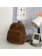 Sod Renk Mını Coruroy Schoolbag Kişiselleştirilmiş Adı Lise Öğrencileri Sırt Çantaları Özel Retro Mini Sırt Çantaları Basit Hediye Bagcolor: Kahve/boyut: Isim Yok (Yurt Dışından) 1