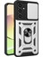 Samsung Galaxy A25 5g Kılıf Pars Lens Yüzüklü Silikon - Gümüş 1