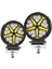 Yuvarlak 4 Inç Araba LED Çalışma Işıkları Flaş Spot Işıkları Drl Kamyon Atv Utv Suv Motosiklet Araba Römork Tekne (Yurt Dışından) 4
