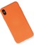 iPhone x Kılıf Nano Içi Kadife Silikon - Turuncu 2