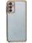 Samsung Galaxy M23 Kılıf Lensli Silikon - Gold 1