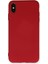 iPhone x Kılıf Nano Içi Kadife Silikon - Kırmızı 1
