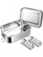 28OZ Bento Kutusu, Gençler Için Paslanmaz Çelik Öğle Yemeği Kutusu, 2 Esnek Bölmeli Metal Bento Kutusu, 850ML Öğle Yemeği Kutusu (Yurt Dışından) 1