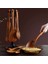 Ahşap Spatula Ahşap Kaşık Kızartma Spatulası Masif Ahşap Yüksek Sıcaklık Dayanıklı Çorba Kaşığı Boyasız Doğal Malzeme (Yurt Dışından) 5