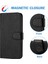 iPhone 12 Pro Max Kart Yuvalı, Manyetik Kapatmalı, Darbeye Dayanıklı Koruyucu Kılıflı Premium Yumuşak Tpu Deri Kapaklı Cüzdan (Yurt Dışından) 3