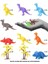 12 Parça Renkli Mini Dinozor Figür Seti 4-6 cm SKU683 2