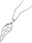 925 Ayar Gümüş Melek Kanatları Tüy Kolye Ucu Kadın Modası Üst Düzey Köprücük Kemiği Zinciri (Yurt Dışından) 2